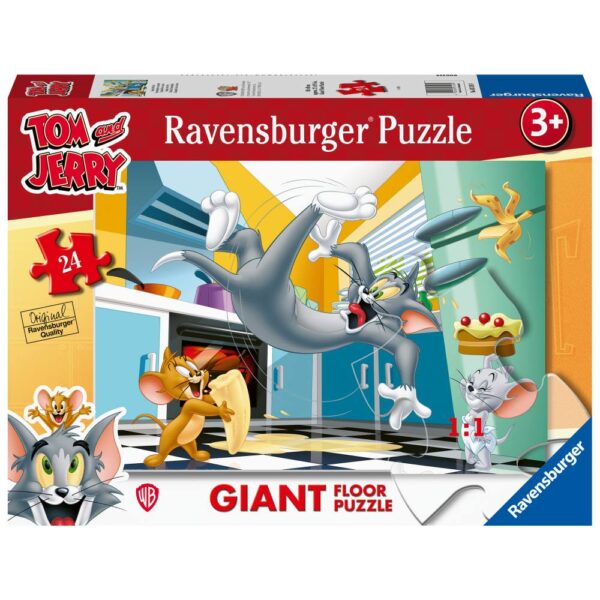 Puzzle mare de podea Tom si Jerry 24 piese - RVSPC03126
