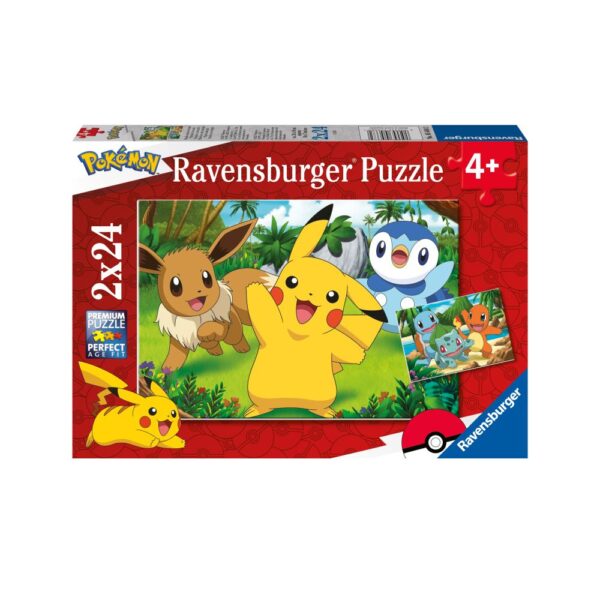 Puzzle Pokemon 2x24 piese - RVSPC05668