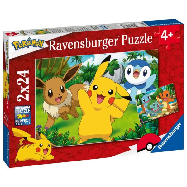 Puzzle Pokemon 2x24 piese - RVSPC05668
