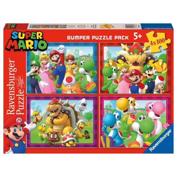 Puzzle Super Mario 4x100 piese - RVSPC05689