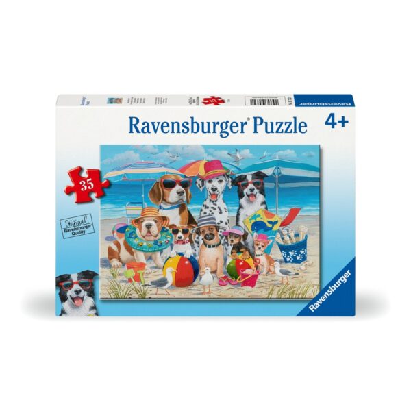 Puzzle catei la plaja 35 piese - RVSPC05732