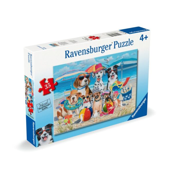 Puzzle catei la plaja 35 piese - RVSPC05732