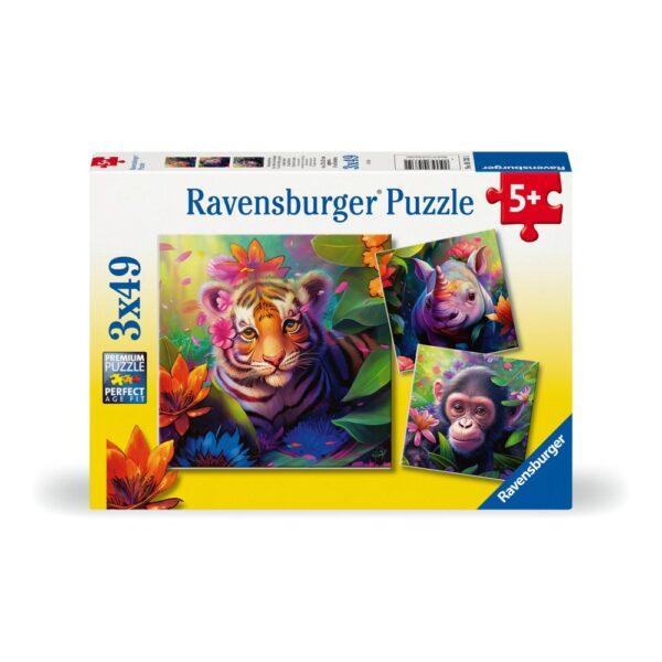Puzzle puiuti de animale 3x49 piese - RVSPC05735