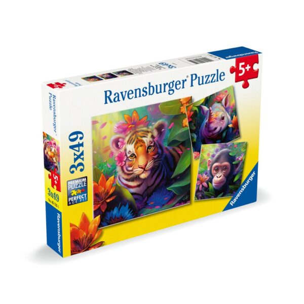 Puzzle puiuti de animale 3x49 piese - RVSPC05735