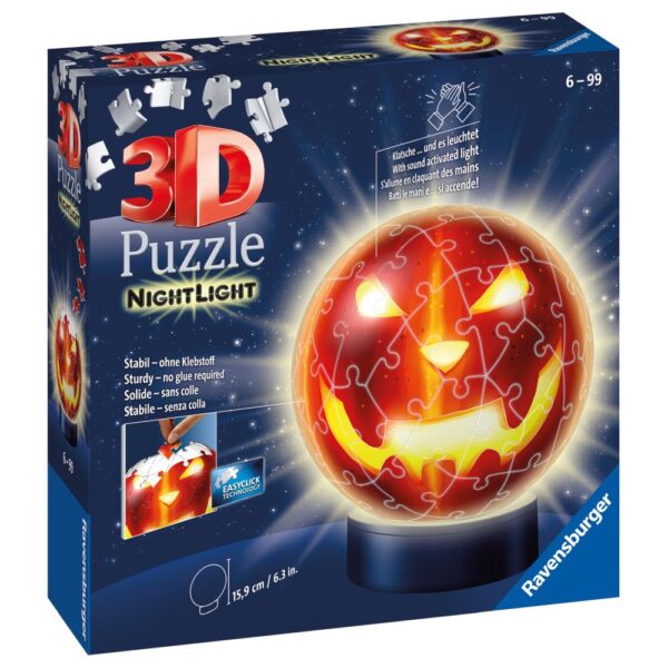 Puzzle 3D luminos Halloween 72 piese - RVS3D11253