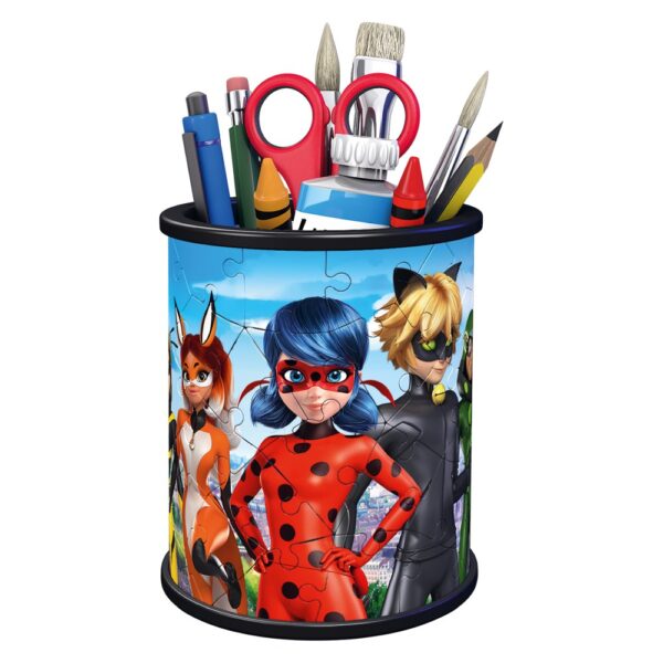 Puzzle 3D suport pixuri Miraculous 54 piese - RVS3D11278