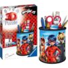 Puzzle 3D suport pixuri Miraculous 54 piese - RVS3D11278