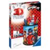 Puzzle 3D suport pixuri Miraculous 54 piese - RVS3D11278