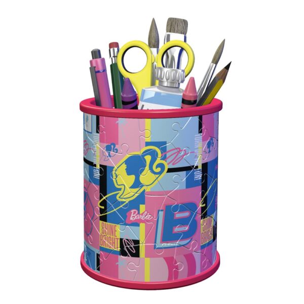 Puzzle 3D suport pixuri Barbie 54 piese - RVS3D11585