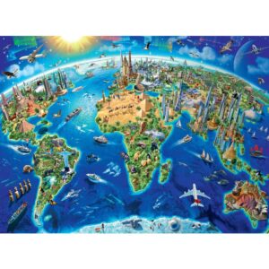 Puzzle harta lumii 300 piese - RVSPC13227