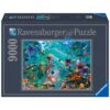 Puzzle sirene si animale 9000 piese - RVSPA17419