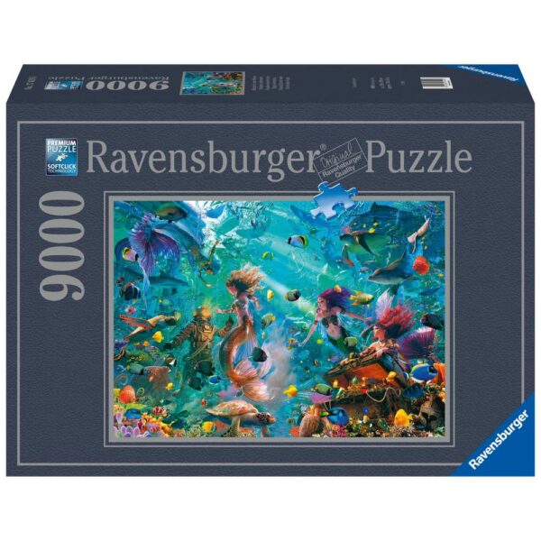 Puzzle sirene si animale 9000 piese - RVSPA17419