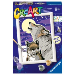 Pictura pe numere lupi mistici - RVSPBN23709