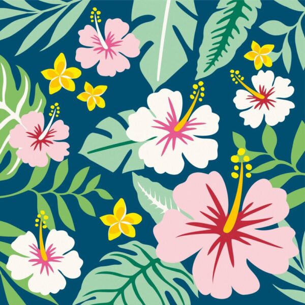 Pictura pe numere flori exotice - RVSPBN23729