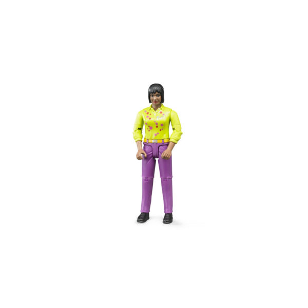Bruder figurina femeie cu pantaloni violet - BR60403