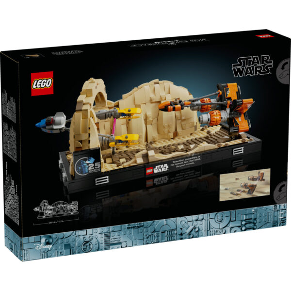 LEGO Star Wars - Diorama Cursa din Mos Espa 75380, 718 piese