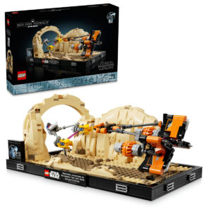 LEGO Star Wars - Diorama Cursa din Mos Espa 75380, 718 piese