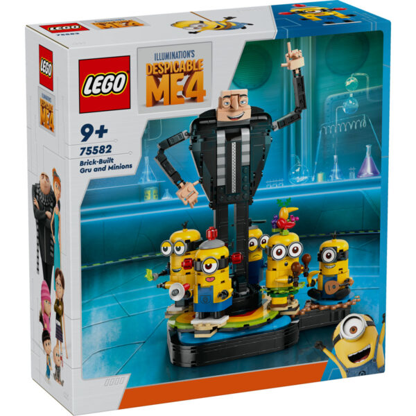 LEGO Minions - Gru si minionii din caramizi 75582, 839 piese
