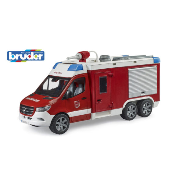 Bruder sprinter de pompieri Mercedes Benz cu sirena - BR02680