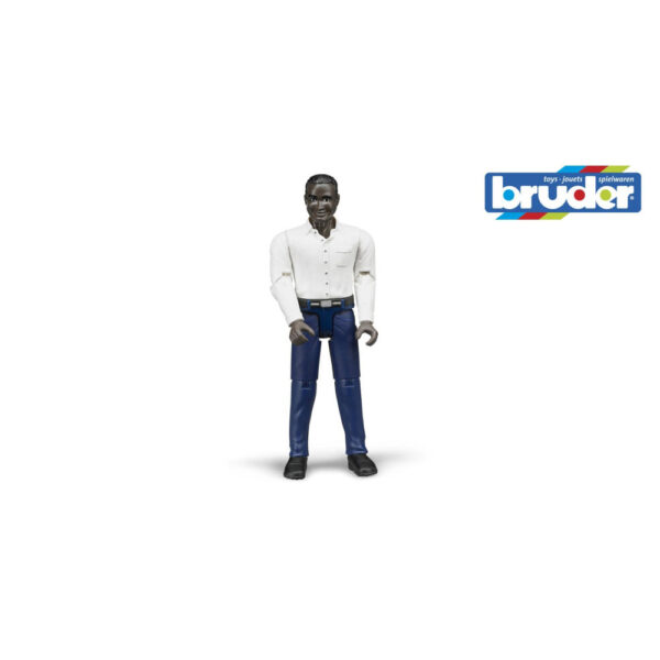 Bruder figurina barbat cu pantaloni albastru inchis - BR60004