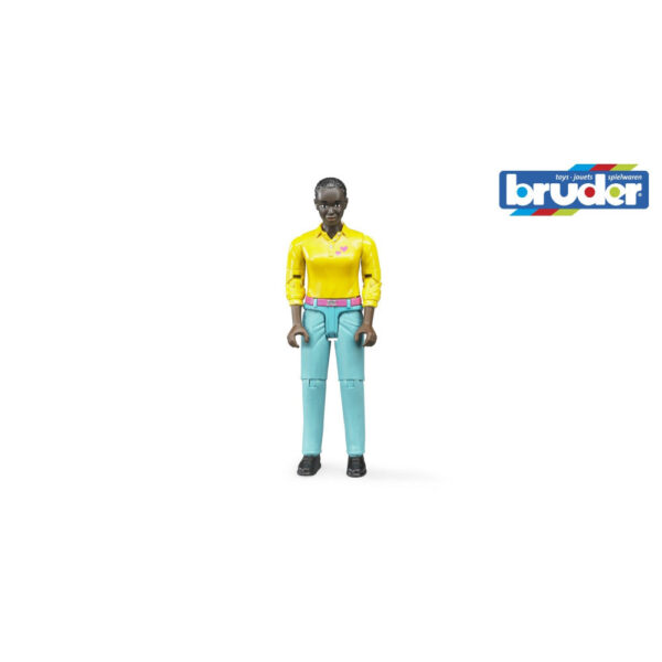 Bruder figurina femeie cu pantaloni turcoaz - BR60404