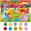 Montessori puzzle tactil dinozauri - HE56970