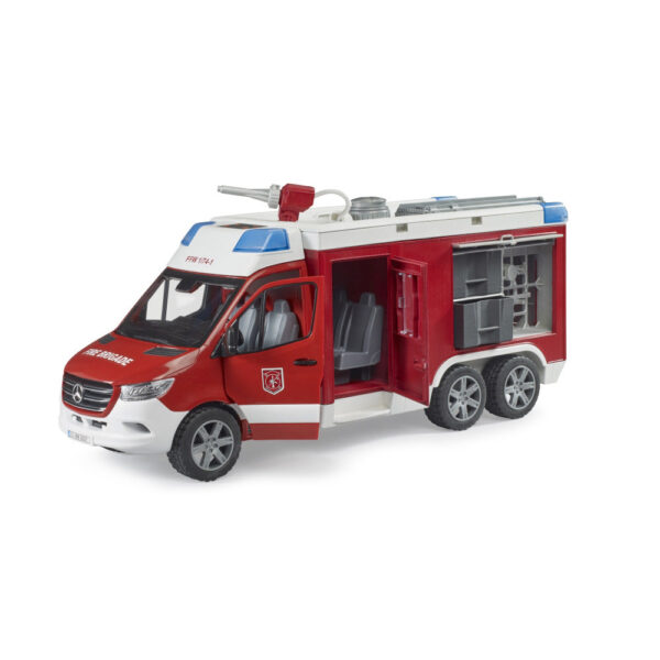 Bruder sprinter de pompieri Mercedes Benz cu sirena - BR02680