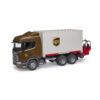 Bruder camion UPS Scania Super 560R si stivuitor - BR03582