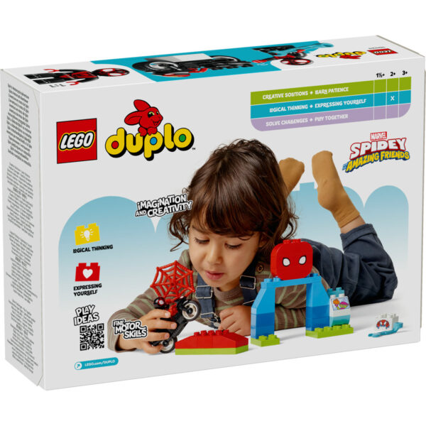 LEGO DUPLO - Aventura pe motocicleta a lui Spin 10424, 24 piese
