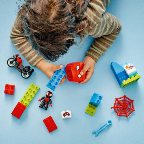 LEGO DUPLO - Aventura pe motocicleta a lui Spin 10424, 24 piese