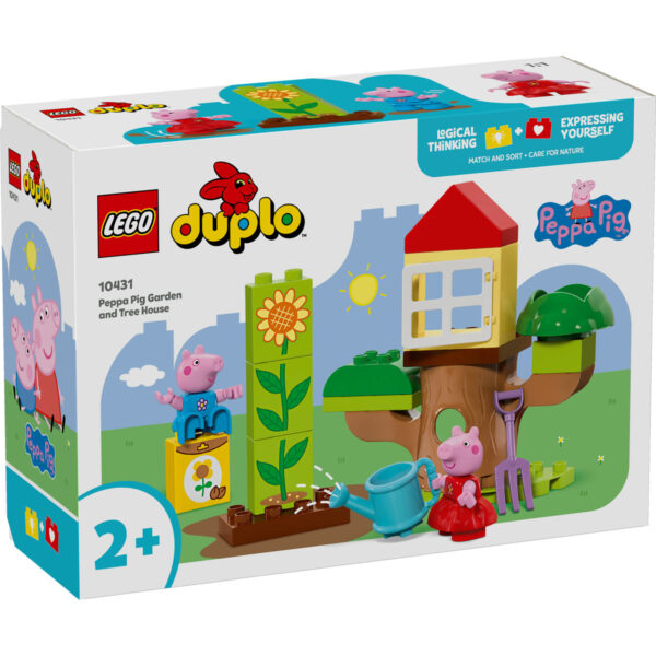LEGO DUPLO - Purcelusa Peppa: Gradina si casa din copac 10431, 20 piese
