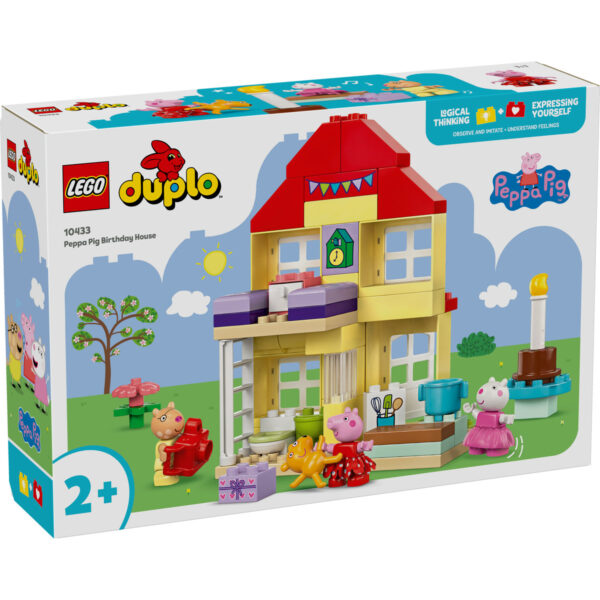 LEGO DUPLO - Purcelusa Peppa si casa aniversara 10433, 59 piese