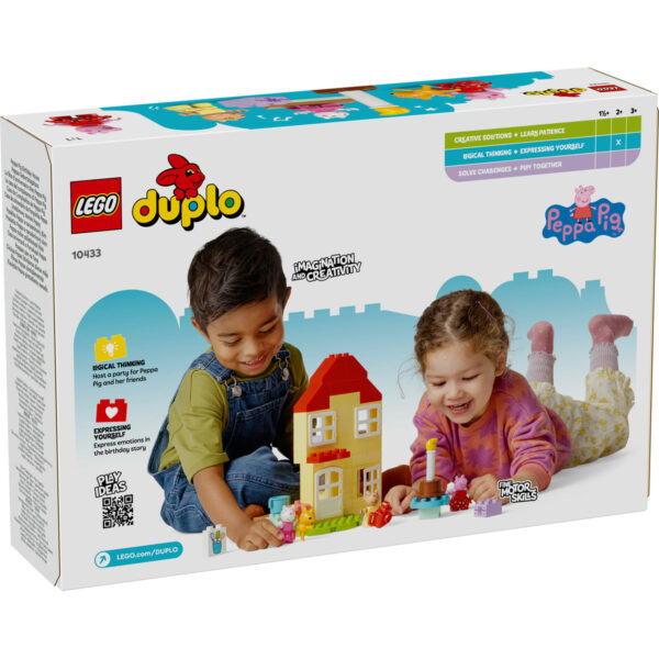 LEGO DUPLO - Purcelusa Peppa si casa aniversara 10433, 59 piese