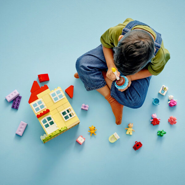 LEGO DUPLO - Purcelusa Peppa si casa aniversara 10433, 59 piese