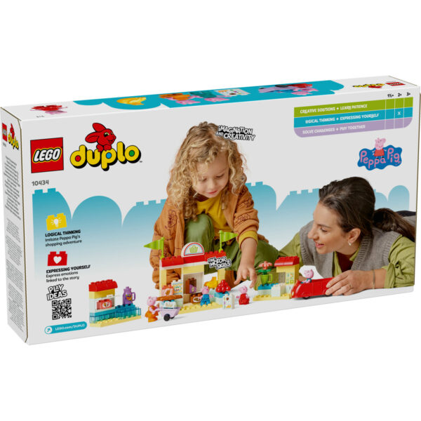 LEGO DUPLO - Purcelusa Peppa si Supermarketul 10434, 70 piese