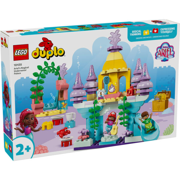 LEGO DUPLO - Palatul subacvatic magic al lui Ariel 10435, 116 piese