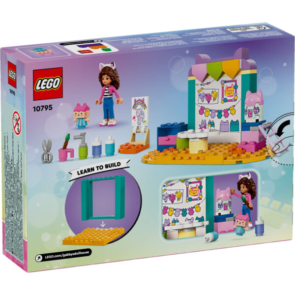 10795-lego-gabbys-dollhouse-2 LEGO Gabby s Dollhouse - Creatii mestesugite cu Baby Box 10795, 60 piese