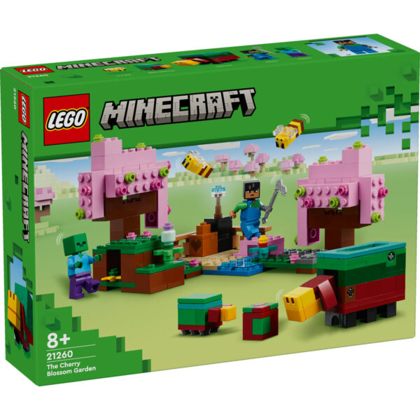 LEGO Minecraft - Gradina cu ciresi înfloriti 21260, 304 piese