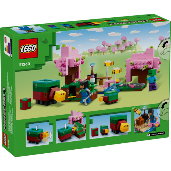 LEGO Minecraft - Gradina cu ciresi înfloriti 21260, 304 piese