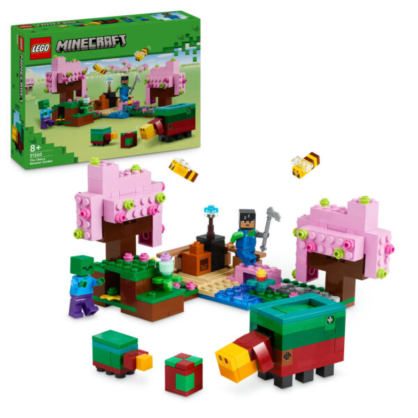 LEGO Minecraft - Gradina cu ciresi înfloriti 21260, 304 piese