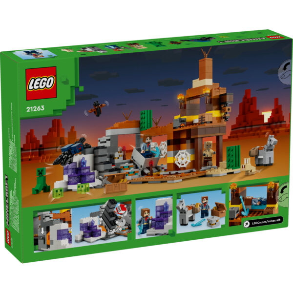 LEGO Minecraft - Putul din Badlands 21263, 538 piese