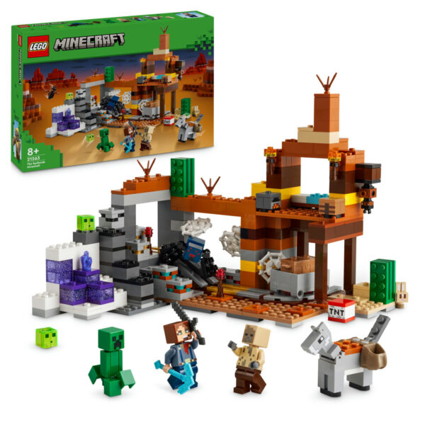 LEGO Minecraft - Putul din Badlands 21263, 538 piese