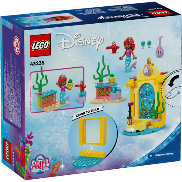 LEGO Disney - Scena muzicala a lui Ariel 43235, 60 piese