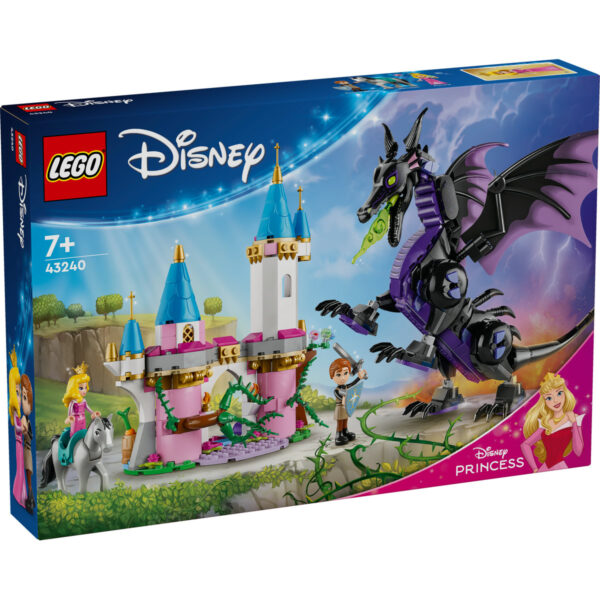 LEGO Disney - Maleficent sub forma de dragon 43240, 583 piese