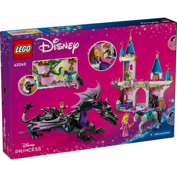 LEGO Disney - Maleficent sub forma de dragon 43240, 583 piese