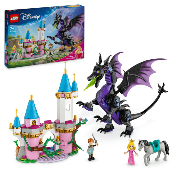 LEGO Disney - Maleficent sub forma de dragon 43240, 583 piese