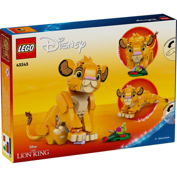 LEGO Disney - Puiul Simba, Regele Leu 43243, 222 piese