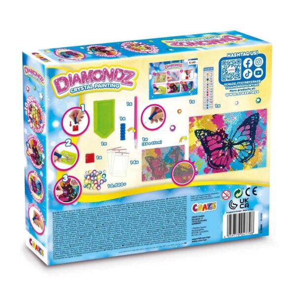 Craze - Pictura cu diamante fluture - CRZ47798