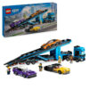 LEGO City - Camion transportor de masini sport 60408, 998 piese