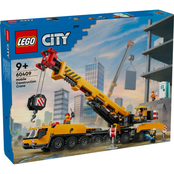 LEGO City - Macara mobila galbena de constructii 60409, 1116 piese